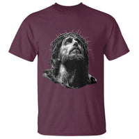 Jesus Christ Religious Christian Faith Crown Of Thorns T Shirt - Wonder Print Shop