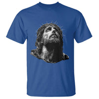 Jesus Christ Religious Christian Faith Crown Of Thorns T Shirt - Wonder Print Shop