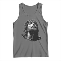 Jesus Christ Religious Christian Faith Crown Of Thorns Tank Top - Wonder Print Shop