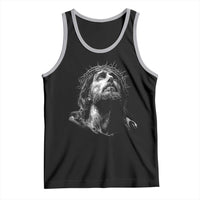 Jesus Christ Religious Christian Faith Crown Of Thorns Tank Top - Wonder Print Shop