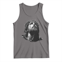 Jesus Christ Religious Christian Faith Crown Of Thorns Tank Top - Wonder Print Shop