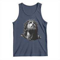 Jesus Christ Religious Christian Faith Crown Of Thorns Tank Top - Wonder Print Shop