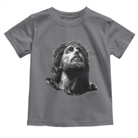 Jesus Christ Religious Christian Faith Crown Of Thorns Toddler T Shirt - Wonder Print Shop