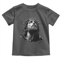 Jesus Christ Religious Christian Faith Crown Of Thorns Toddler T Shirt - Wonder Print Shop