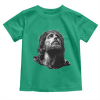 Jesus Christ Religious Christian Faith Crown Of Thorns Toddler T Shirt - Wonder Print Shop