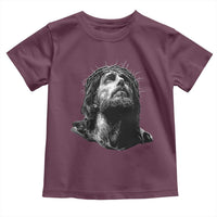Jesus Christ Religious Christian Faith Crown Of Thorns Toddler T Shirt - Wonder Print Shop