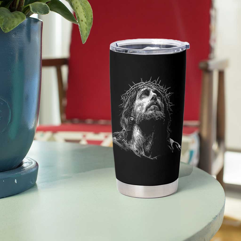 Jesus Christ Religious Christian Faith Crown Of Thorns Tumbler Cup - Wonder Print Shop