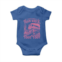 Funny I Am Not Always A Train Wreck Just Kidding Toot Toot Baby Onesie Pink Train - Wonder Print Shop