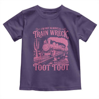 Funny I Am Not Always A Train Wreck Just Kidding Toot Toot Toddler T Shirt Pink Train - Wonder Print Shop