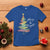 Christmas T Shirt Merry And Bright Colorful Xmas Tree - Wonder Print Shop