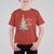 Christmas T Shirt For Kid Merry And Bright Colorful Xmas Tree - Wonder Print Shop