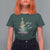 Christmas T Shirt For Women Merry And Bright Colorful Xmas Tree - Wonder Print Shop