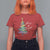 Christmas T Shirt For Women Merry And Bright Colorful Xmas Tree - Wonder Print Shop