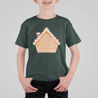 Funny Christmas Cookie Baking T Shirt For Kid It's Beginning To Taste A Lot Like Christmas Gingerbread House - Wonder Print Shop