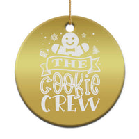 Funny The Cookie Crew Christmas Ornament Christmas Baking Team Gingerbread - Wonder Print Shop