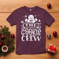 Funny The Cookie Crew T Shirt Christmas Baking Team Gingerbread - Wonder Print Shop