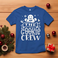 Funny The Cookie Crew T Shirt Christmas Baking Team Gingerbread - Wonder Print Shop