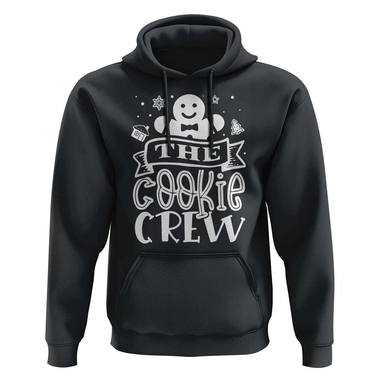 Funny The Cookie Crew Hoodie Christmas Baking Team Gingerbread