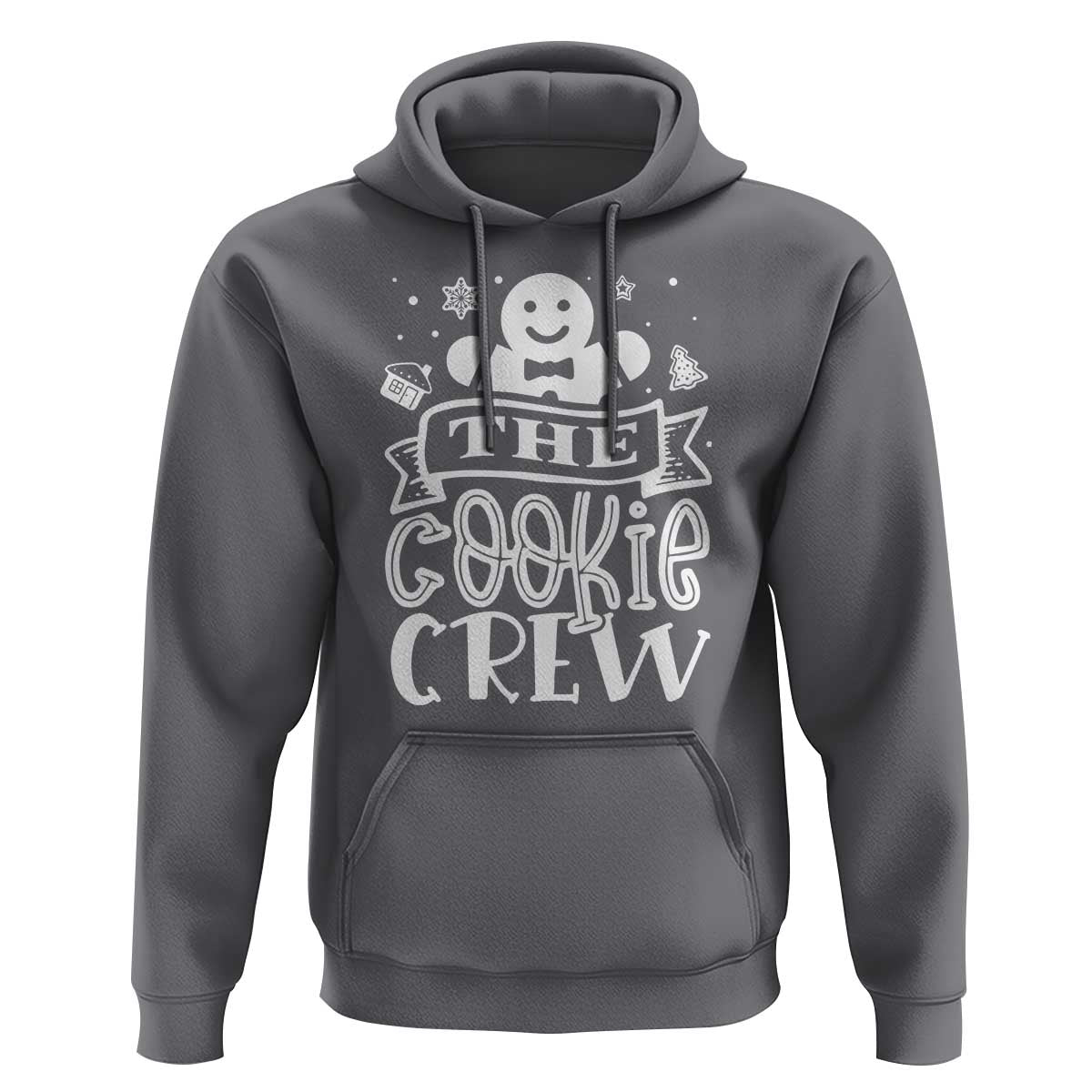 Funny The Cookie Crew Hoodie Christmas Baking Team Gingerbread