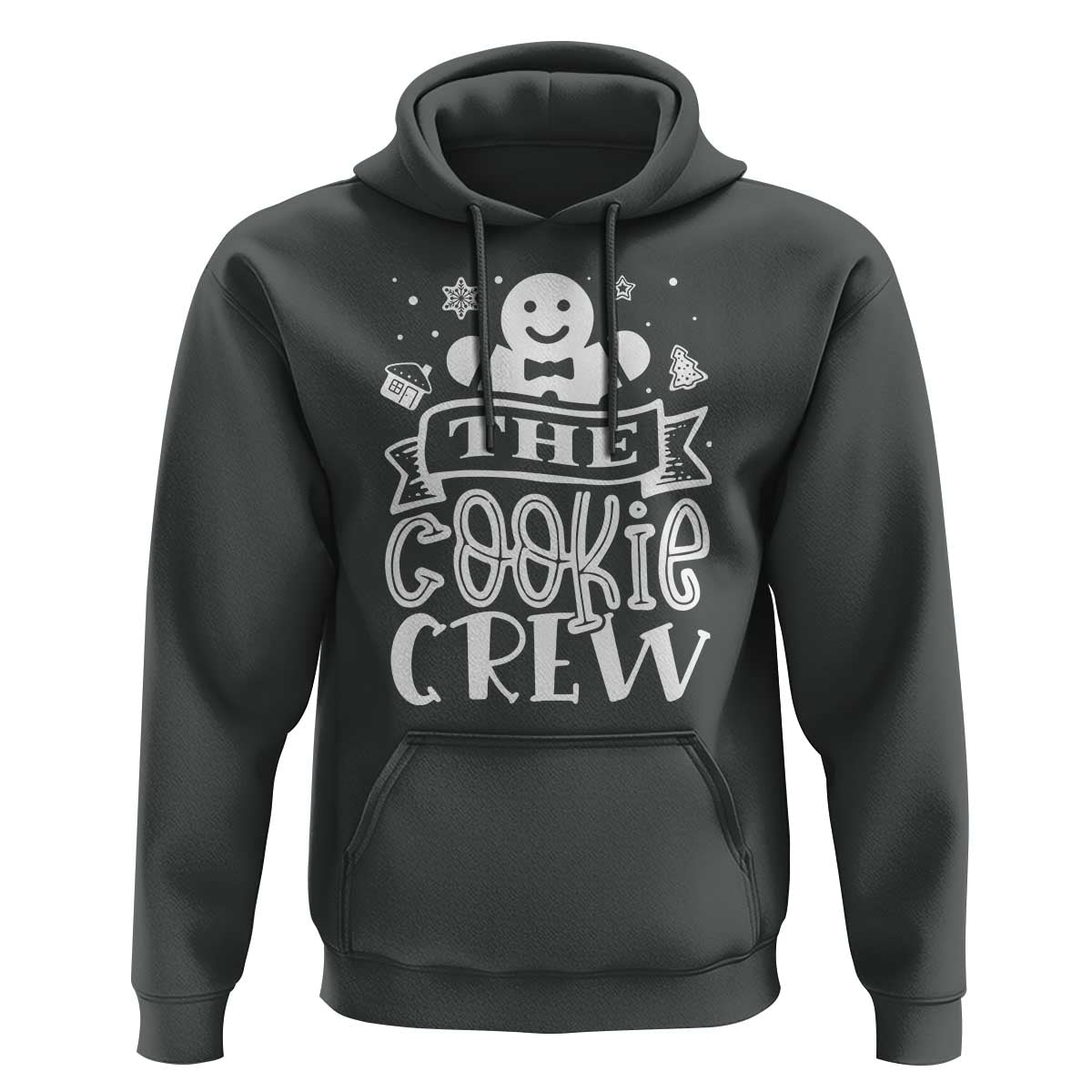 Funny The Cookie Crew Hoodie Christmas Baking Team Gingerbread