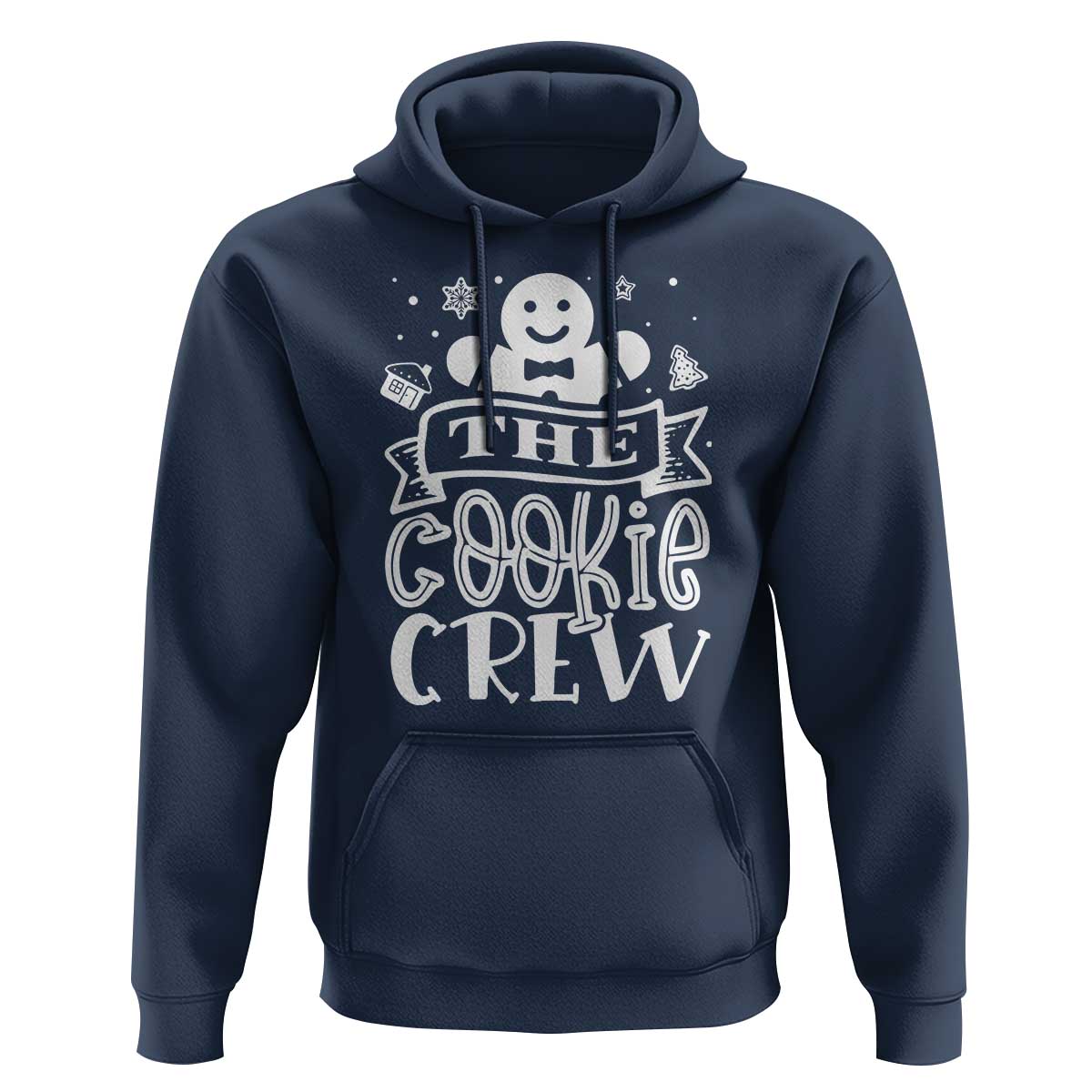 Funny The Cookie Crew Hoodie Christmas Baking Team Gingerbread