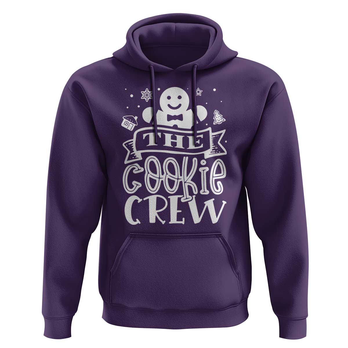 Funny The Cookie Crew Hoodie Christmas Baking Team Gingerbread