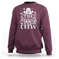 Funny The Cookie Crew Sweatshirt Christmas Baking Team Gingerbread - Wonder Print Shop