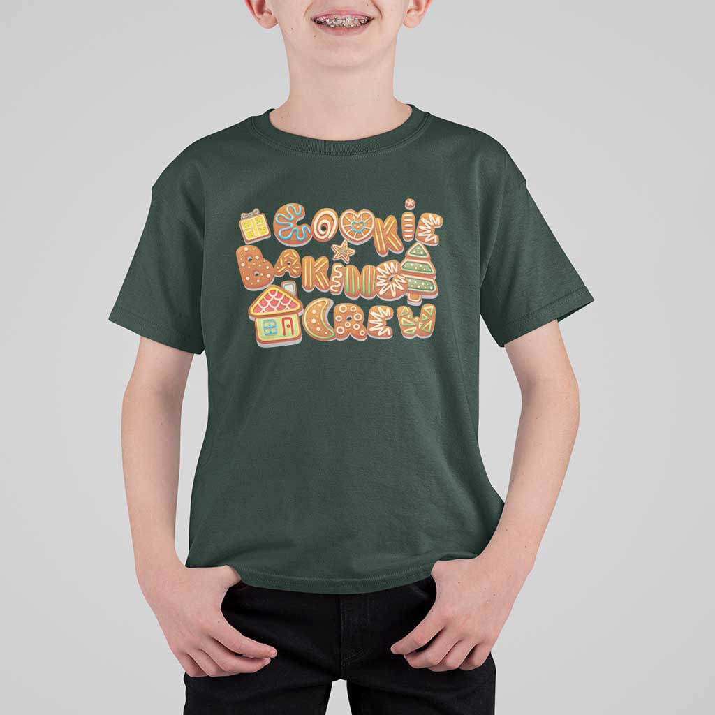 Funny Christmas Baking T Shirt For Kid Cookie Baking Crew Family Matching - Wonder Print Shop