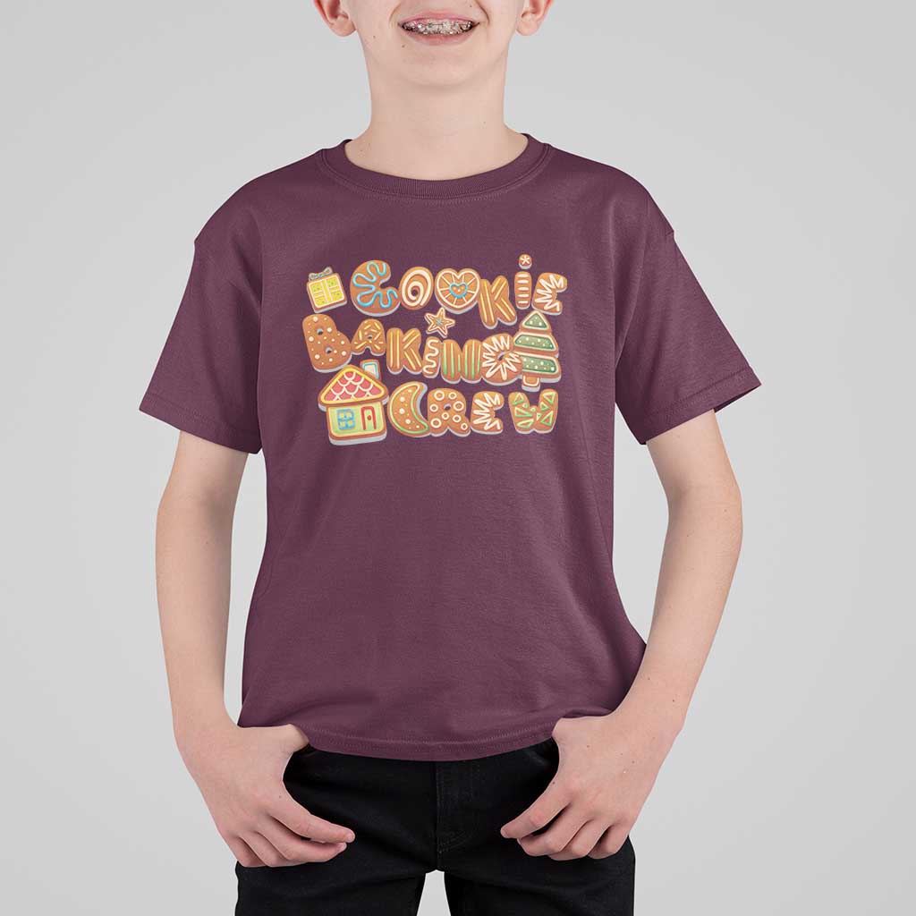Funny Christmas Baking T Shirt For Kid Cookie Baking Crew Family Matching - Wonder Print Shop