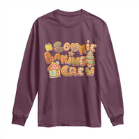 Funny Christmas Baking Long Sleeve Shirt Cookie Baking Crew Family Matching