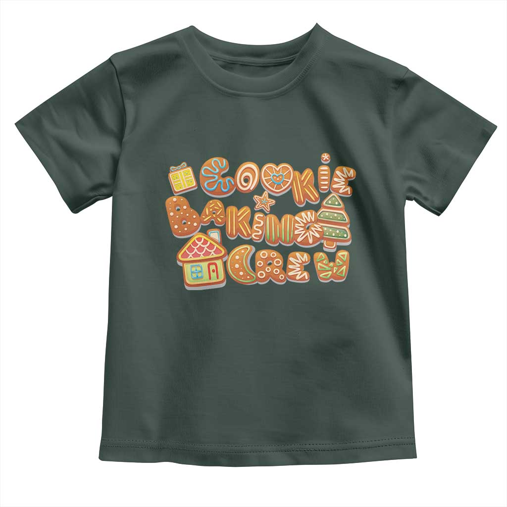 Funny Christmas Baking Toddler T Shirt Cookie Baking Crew Family Matching