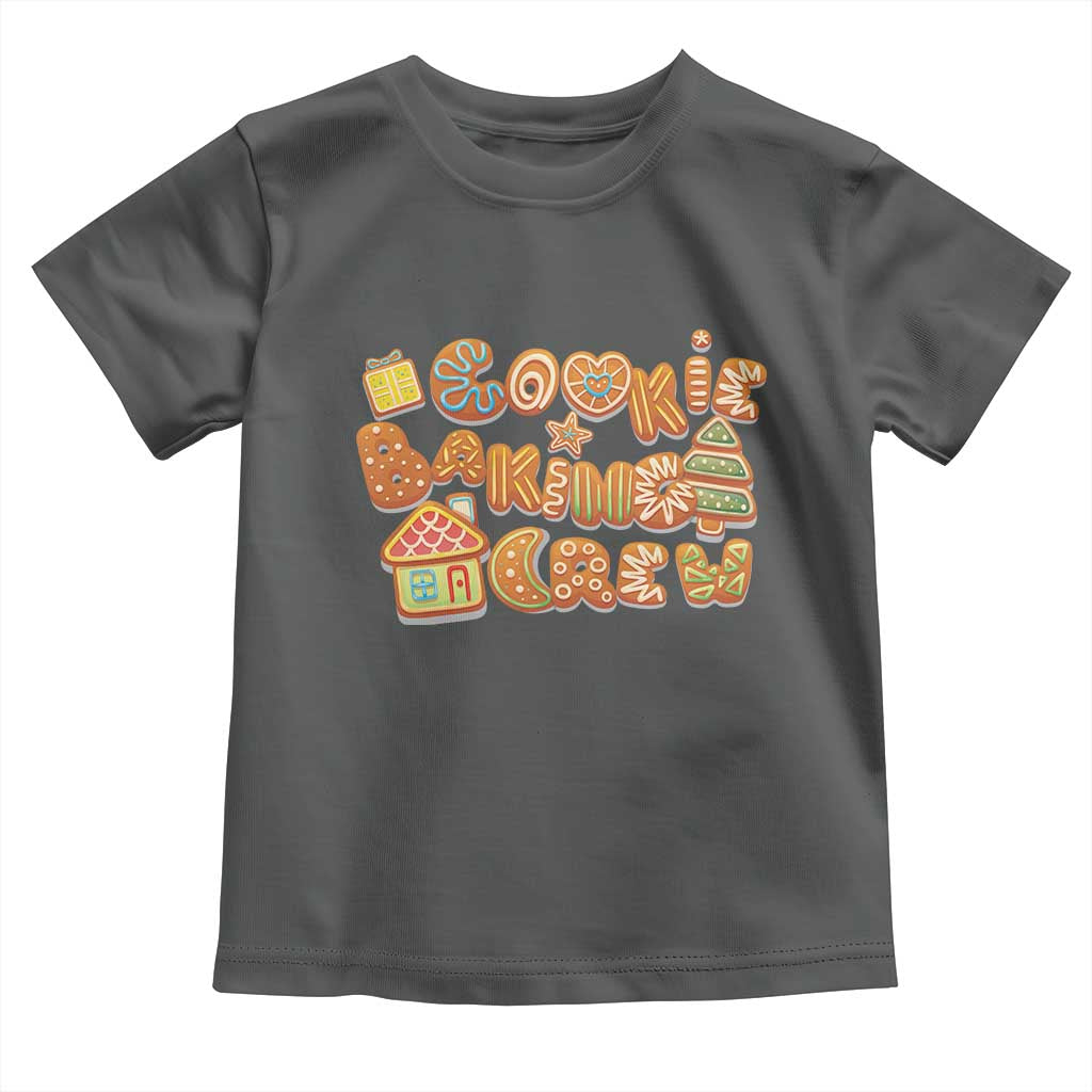 Funny Christmas Baking Toddler T Shirt Cookie Baking Crew Family Matching