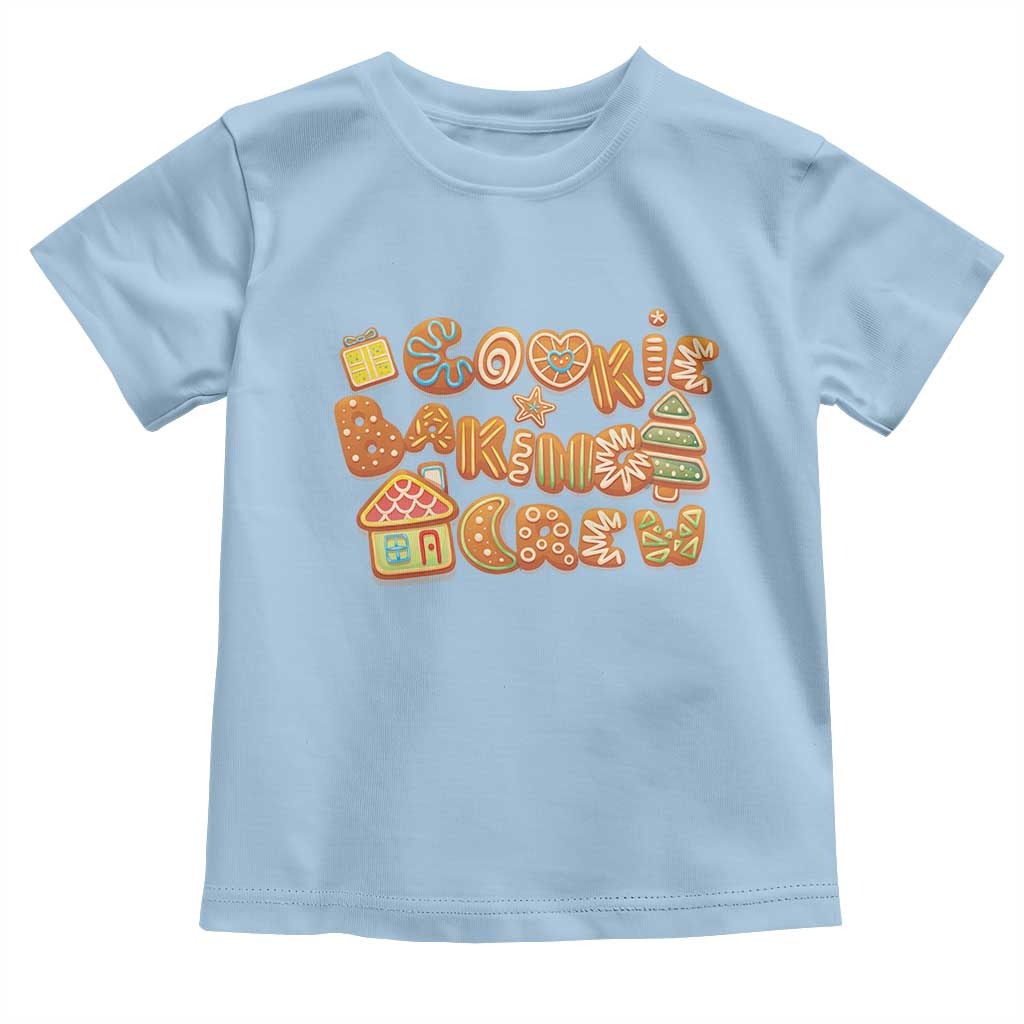 Funny Christmas Baking Toddler T Shirt Cookie Baking Crew Family Matching