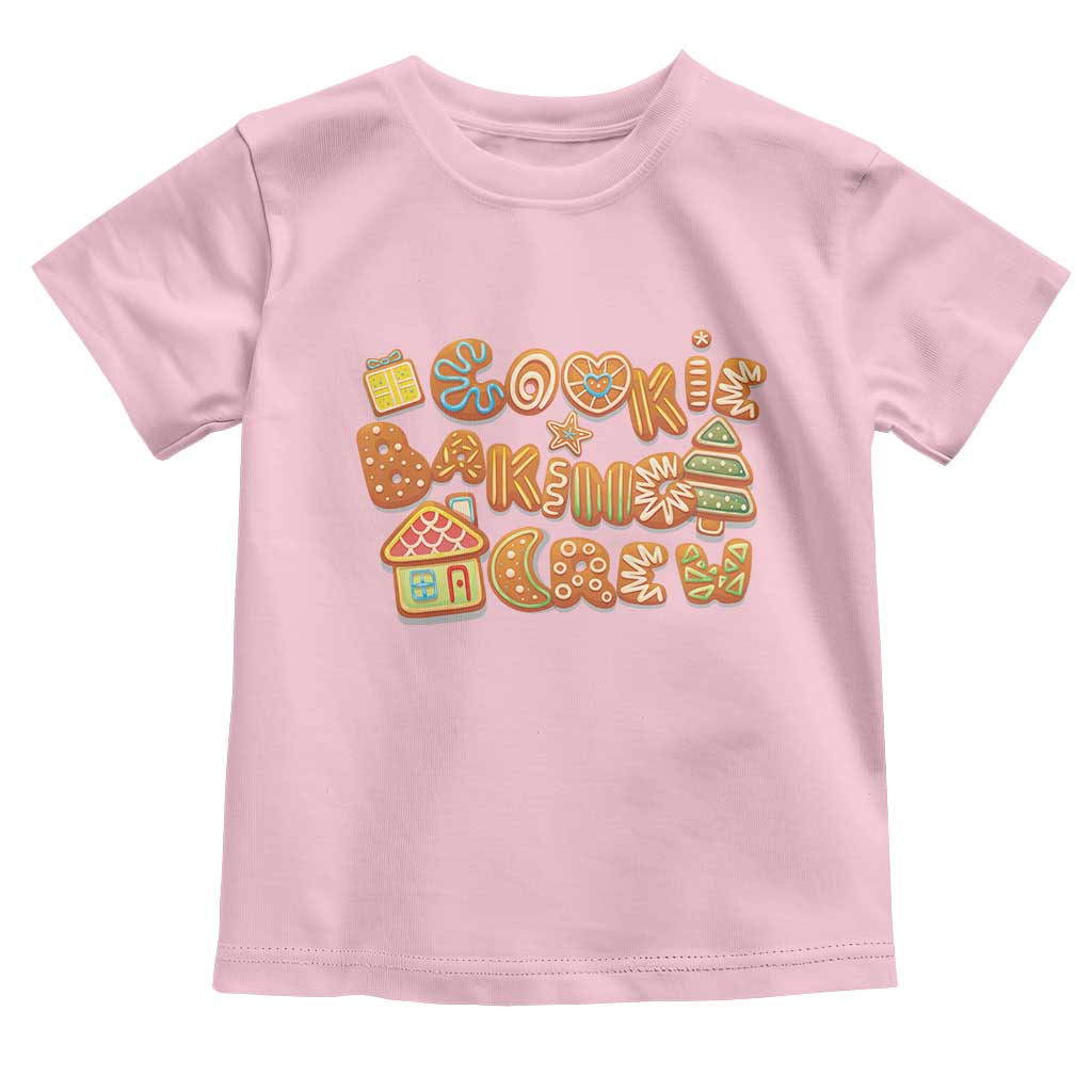 Funny Christmas Baking Toddler T Shirt Cookie Baking Crew Family Matching