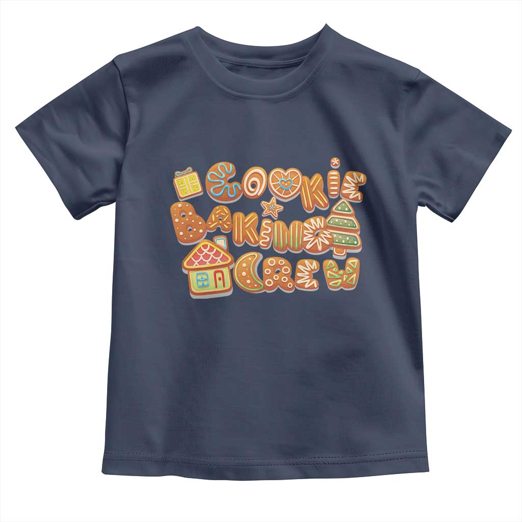 Funny Christmas Baking Toddler T Shirt Cookie Baking Crew Family Matching