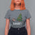 Funny Moo Deng Christmas T Shirt For Women What Santa Cute Hippo Zoo Meme Baby Pygmy Xmas Tree - Wonder Print Shop