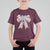 Funny Toile Folk Art Scandinavian Coquette Bow Christmas T Shirt For Kid - Wonder Print Shop