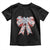Funny Toile Folk Art Scandinavian Coquette Bow Christmas Toddler T Shirt