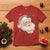 Christmas Coquette Pink Santa Bow T Shirt - Wonder Print Shop