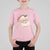 Christmas Coquette Pink Santa Bow T Shirt For Kid - Wonder Print Shop
