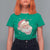 Christmas Coquette Pink Santa Bow T Shirt For Women - Wonder Print Shop