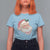 Christmas Coquette Pink Santa Bow T Shirt For Women - Wonder Print Shop