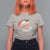 Christmas Coquette Pink Santa Bow T Shirt For Women - Wonder Print Shop