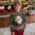 Christmas Coquette Pink Santa Bow Ugly Christmas Sweater - Wonder Print Shop