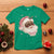 Christmas Coquette Pink Black Santa Bow T Shirt - Wonder Print Shop