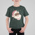 Christmas Coquette Pink Black Santa Bow T Shirt For Kid - Wonder Print Shop
