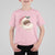 Christmas Coquette Pink Black Santa Bow T Shirt For Kid - Wonder Print Shop