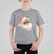 Christmas Coquette Pink Black Santa Bow T Shirt For Kid - Wonder Print Shop
