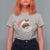 Christmas Coquette Pink Black Santa Bow T Shirt For Women - Wonder Print Shop