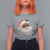 Christmas Coquette Pink Black Santa Bow T Shirt For Women - Wonder Print Shop